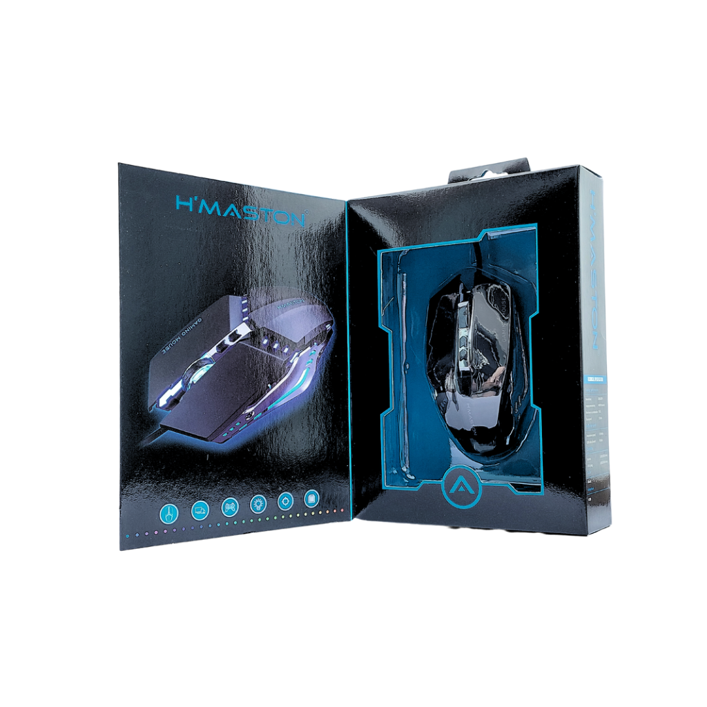 Mouse Gamer H’Maston – T80 – Moxuara Store